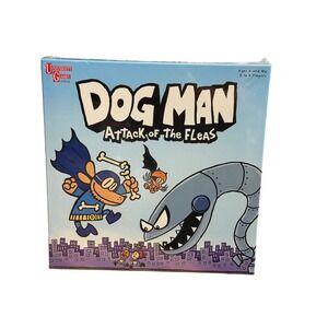 University Games Dog Man Attack of the Fleas Board Game 07010 New Sealed